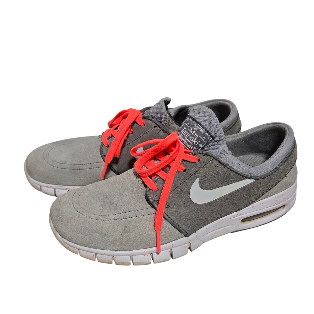 Nike Stefan Janoski Grey Suede‎ Skateboarding Women's Sneakers 7.5 685299-016